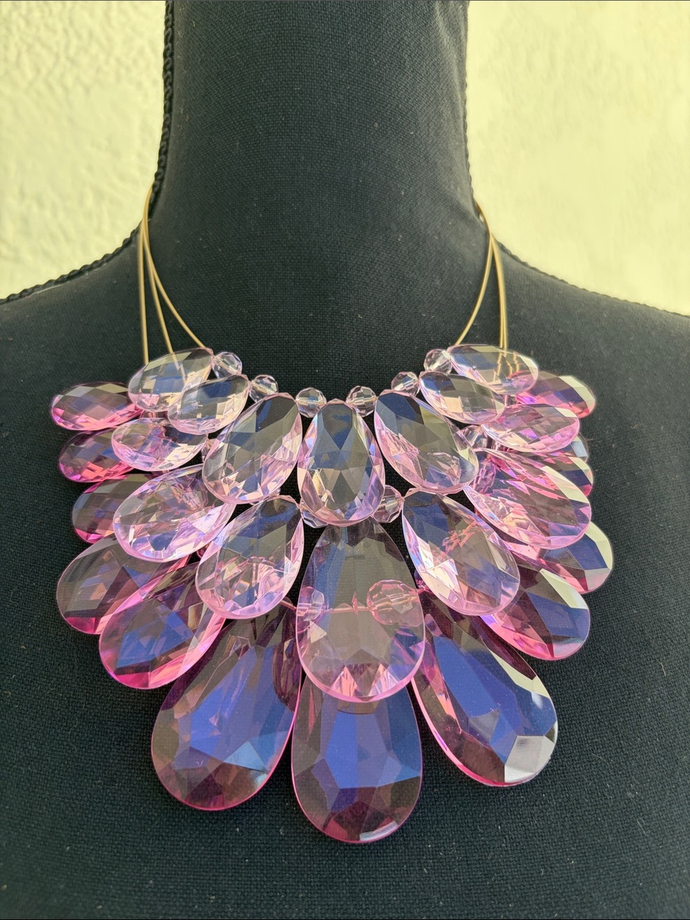 Joan Rivers Classics Collection Teardrop Bib Necklace